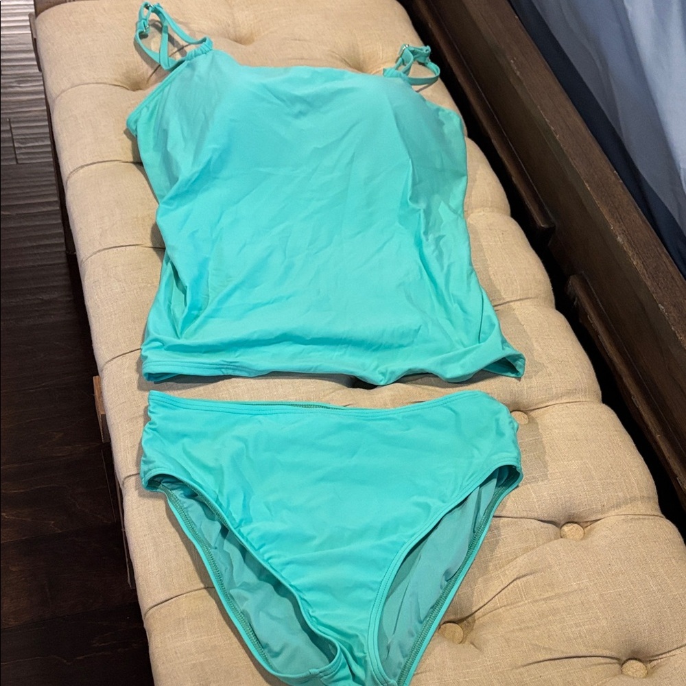 Turquoise Swimsuit Set
